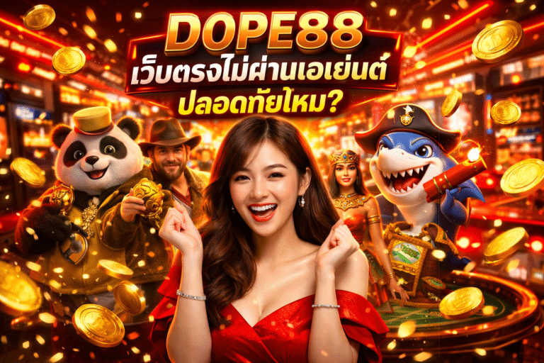 DOPE88 เว็บตรงไม่ผ่านเอเย่นต์ ปลอดภัยไหม